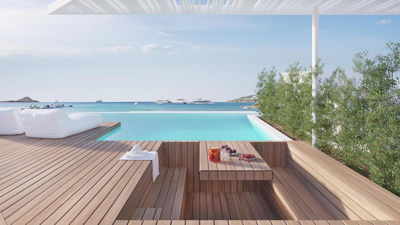 Mykonos Dove Beachfront Hotel Platys Gialos  Dış mekan fotoğraf