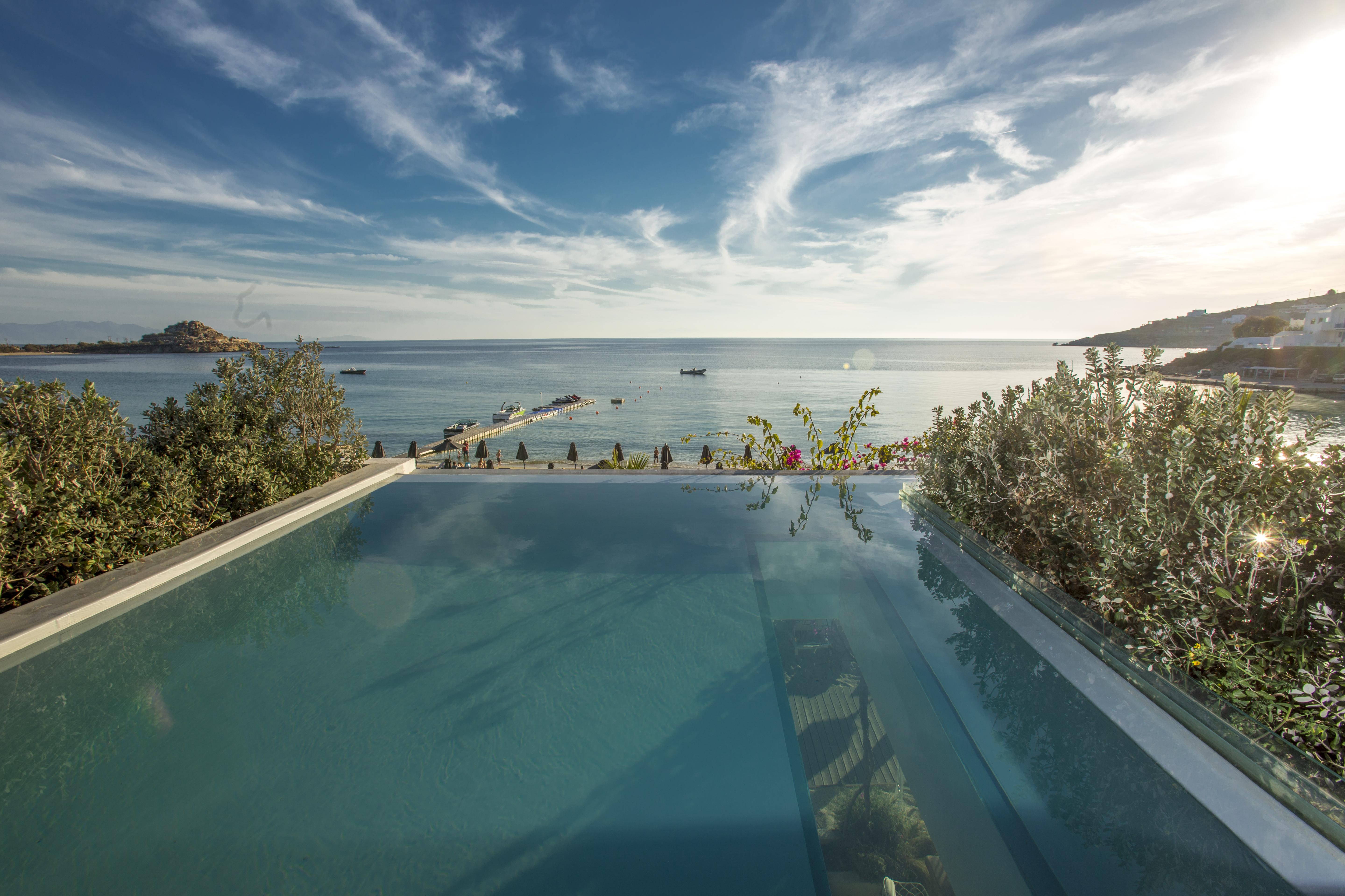 Mykonos Dove Beachfront Hotel Platys Gialos  Dış mekan fotoğraf