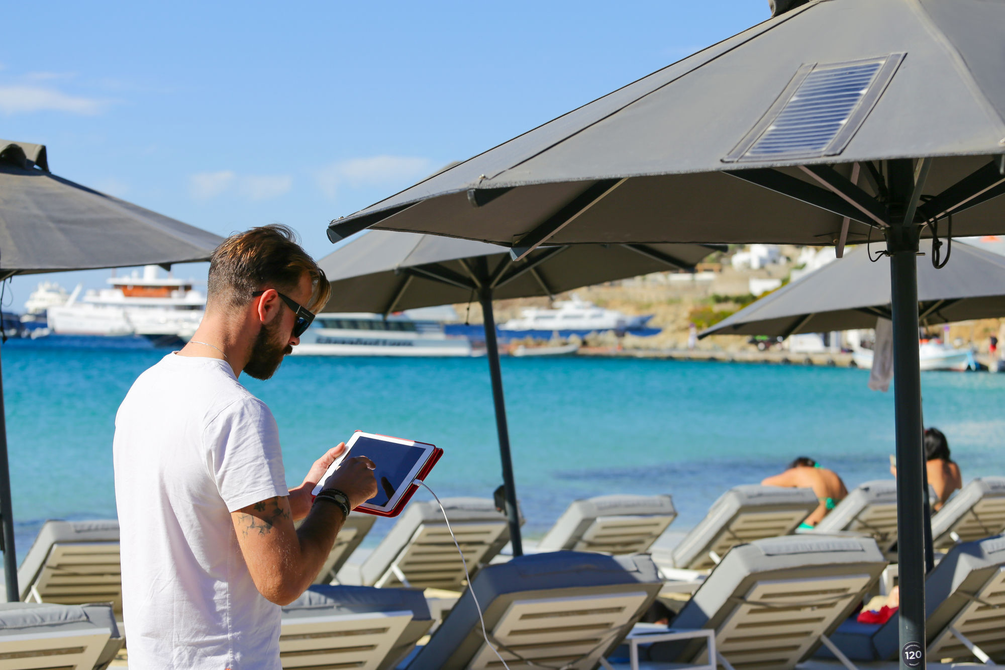Mykonos Dove Beachfront Hotel Platys Gialos  Dış mekan fotoğraf
